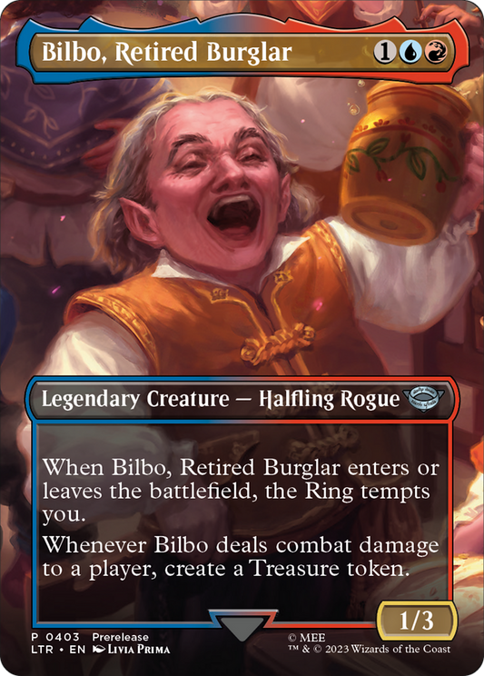 Bilbo, Retired Burglar (LTR-403) - [The Lord of the Rings: Tales of Middle-earth] (Borderless) Foil