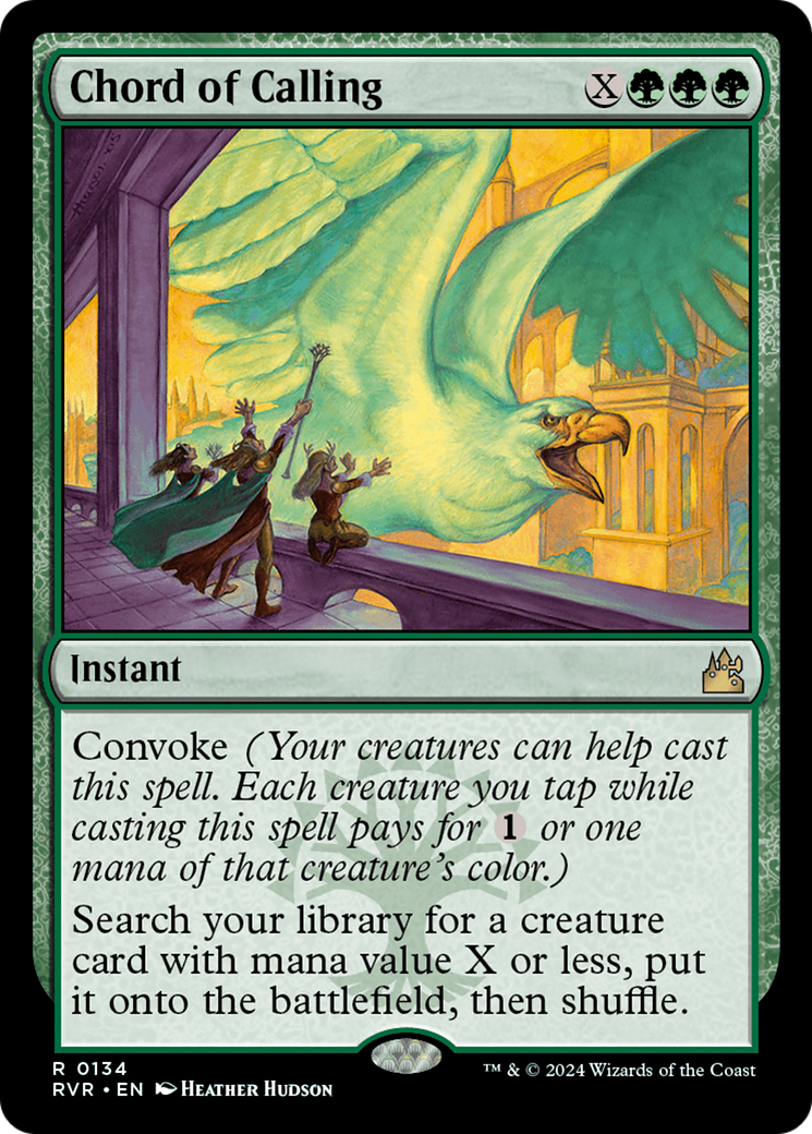 Chord of Calling (RVR-134) - [Ravnica Remastered] Foil