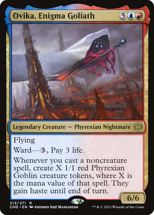 Ovika, Enigma Goliath (ONE-213) - [Phyrexia: All Will Be One]