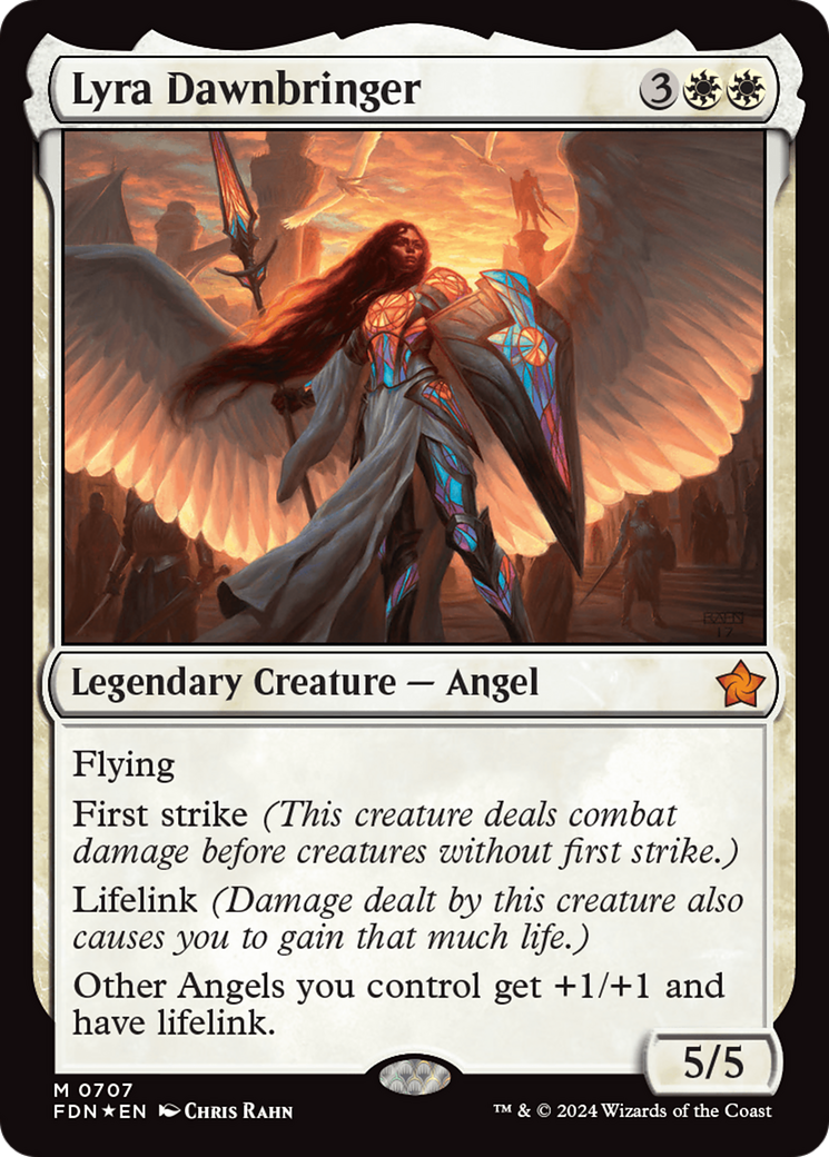 Lyra Dawnbringer (FDN-707) - [Foundations] Foil