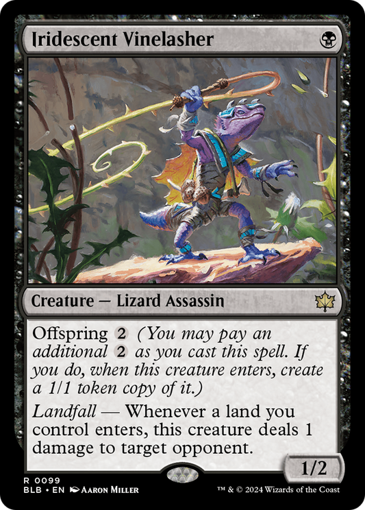 Iridescent Vinelasher (BLB-099) - [Bloomburrow] Foil