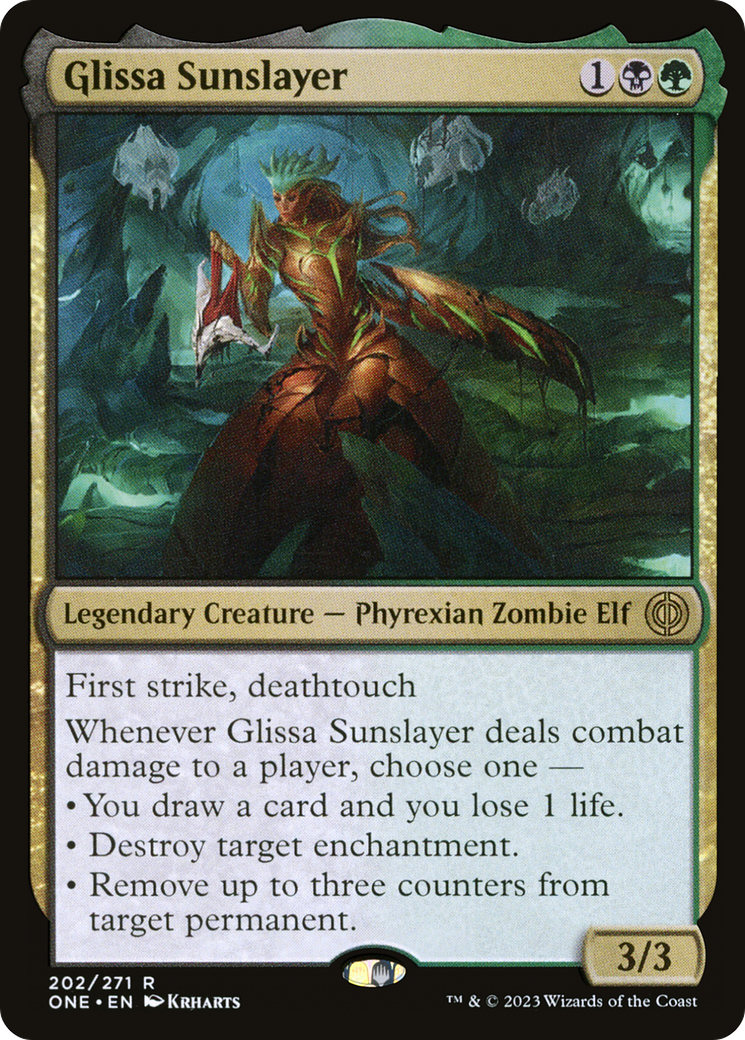Glissa Sunslayer (ONE-202) - [Phyrexia: All Will Be One] Foil