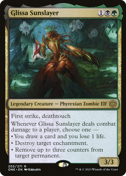 Glissa Sunslayer (ONE-202) - [Phyrexia: All Will Be One] Foil