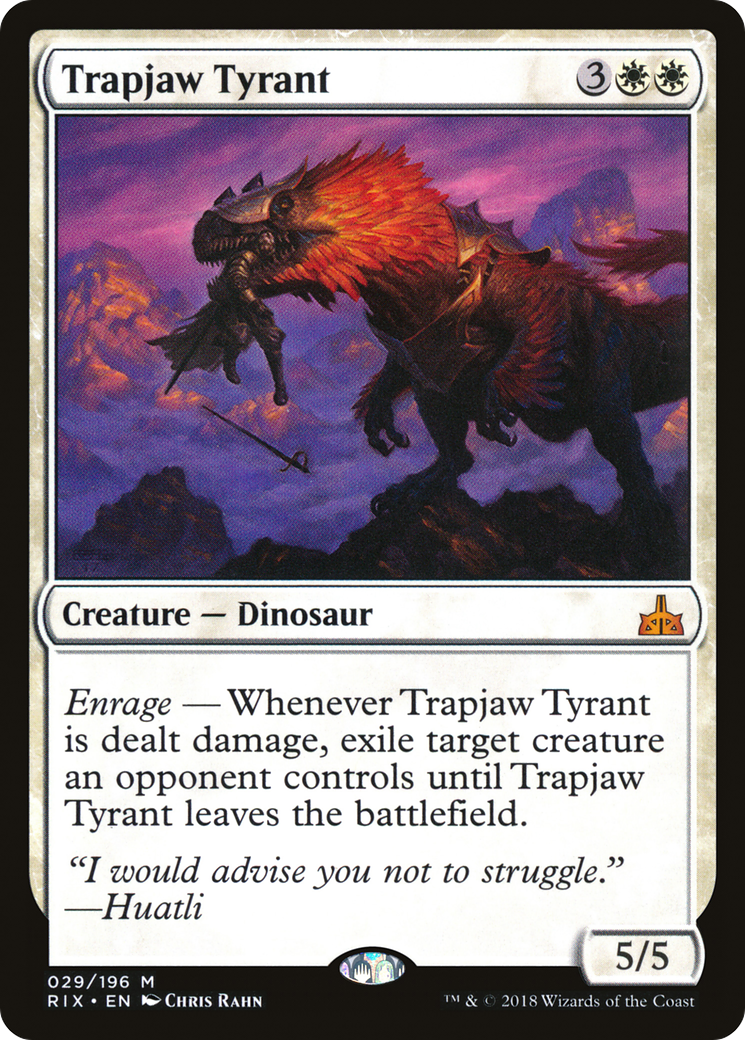 Trapjaw Tyrant (RIX-029) - [Rivals of Ixalan]