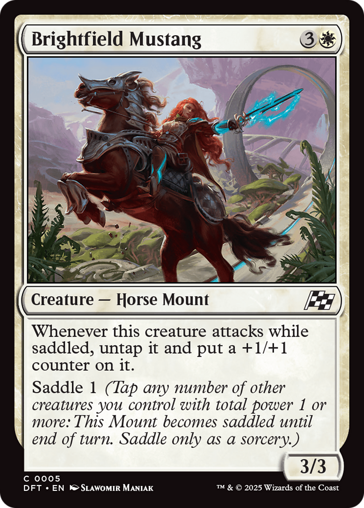 Brightfield Mustang (DFT-005) - [Aetherdrift]