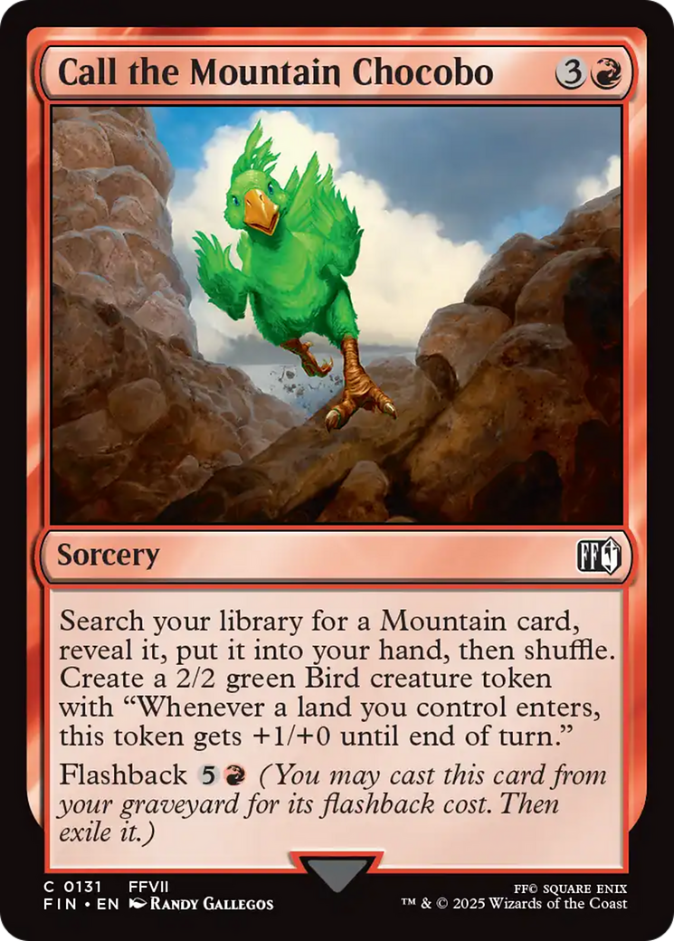 Call the Mountain Chocobo (FIN-131) - [FINAL FANTASY]