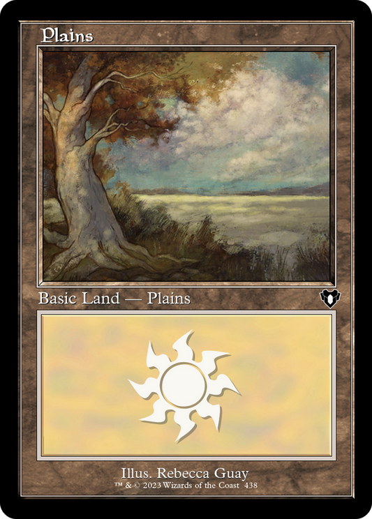 Plains (438) (Retro Frame) (CMM-438) - [Commander Masters] Foil