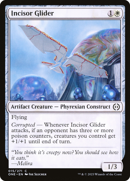 Incisor Glider (ONE-015) - [Phyrexia: All Will Be One] Foil