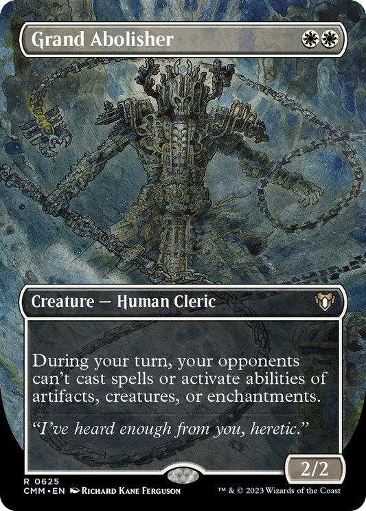 Grand Abolisher (Borderless Alternate Art) [Commander Masters]