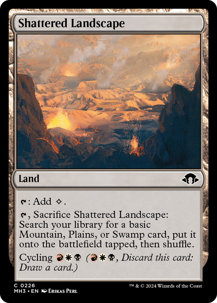 Shattered Landscape (MH3-226) - [Modern Horizons 3]