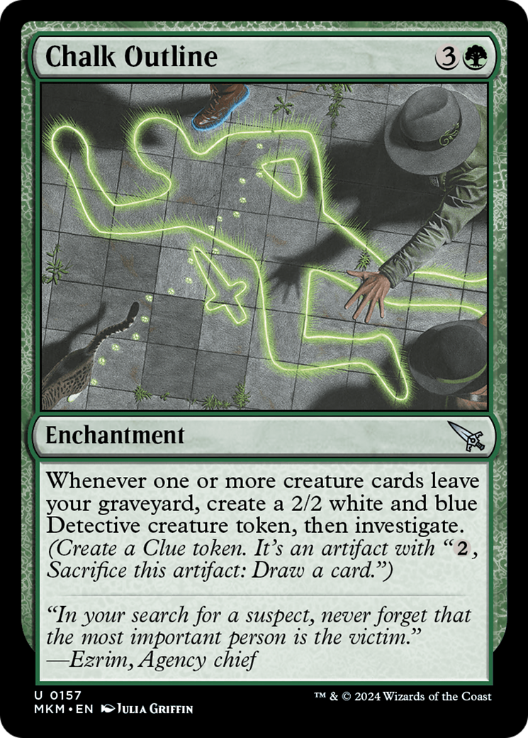 Chalk Outline (MKM-157) - [Murders at Karlov Manor]