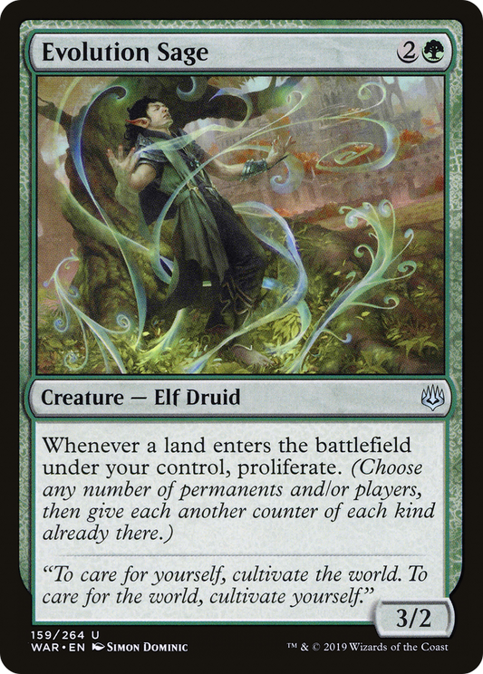 Evolution Sage (WAR-159) - [War of the Spark]
