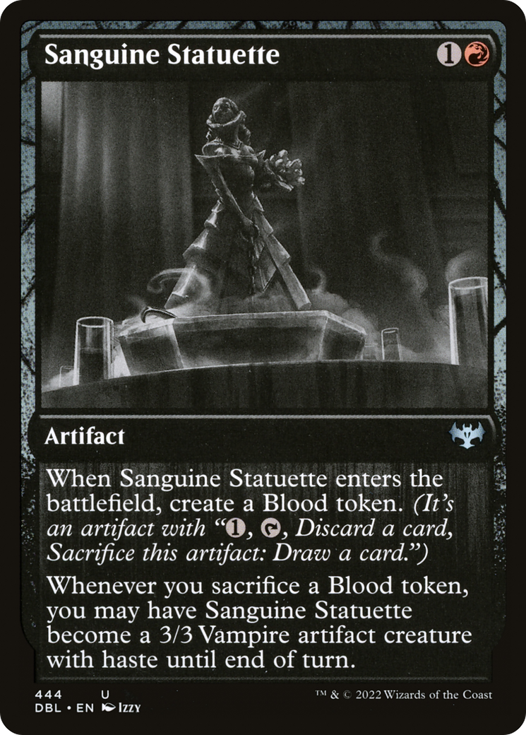 Sanguine Statuette (DBL-444) - [Innistrad: Double Feature] Foil