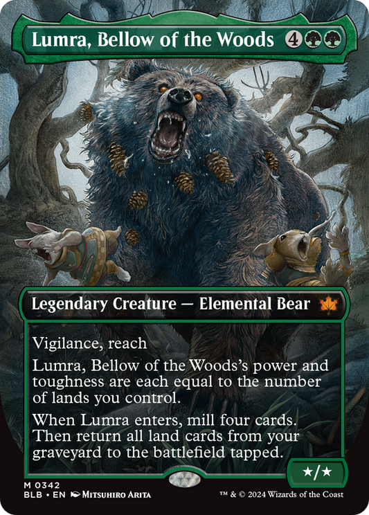 Lumra, Bellow of the Woods (BLB-342) - [Bloomburrow] (Borderless)