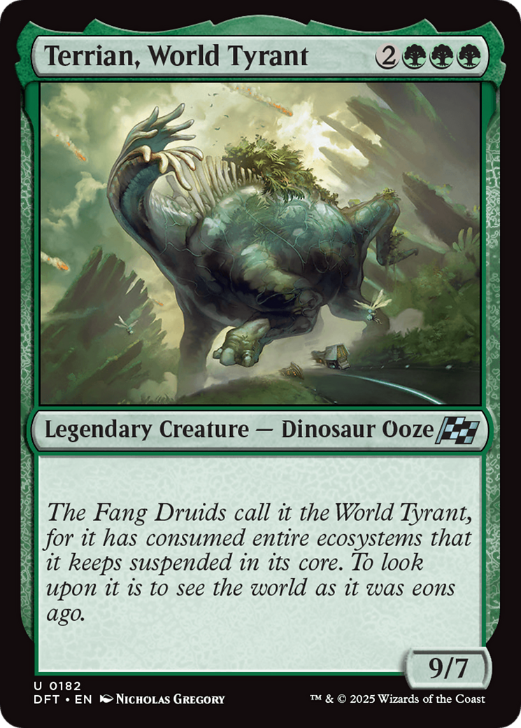 Terrian, World Tyrant (DFT-182) - [Aetherdrift] Foil