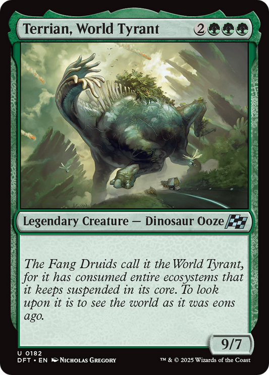 Terrian, World Tyrant (DFT-182) - [Aetherdrift] Foil