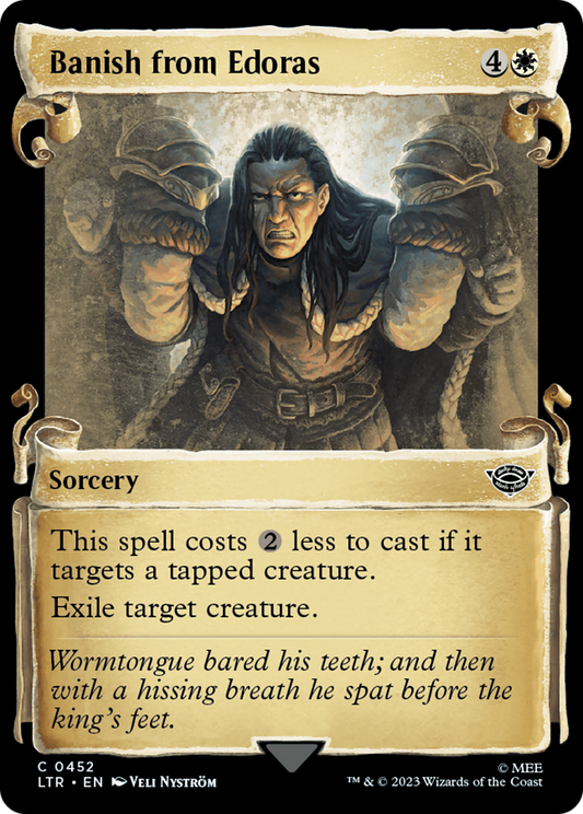 Banish from Edoras (LTR-452) - [The Lord of the Rings: Tales of Middle-earth]: (Showcase) Foil