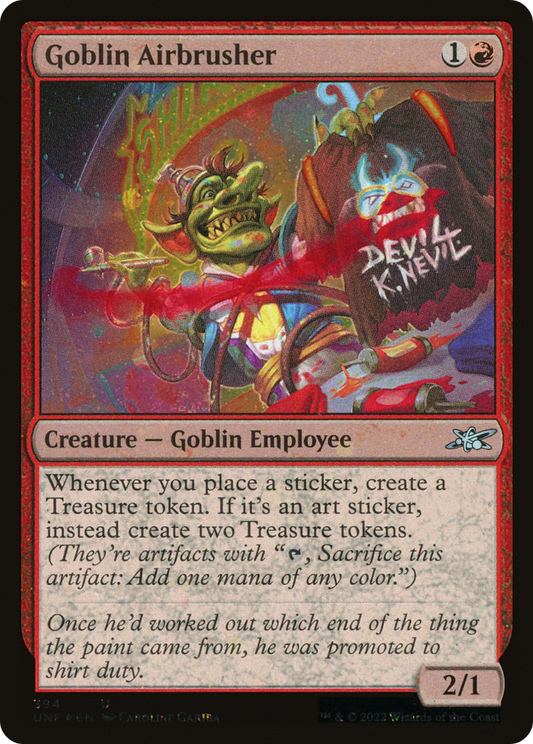 Goblin Airbrusher (UNF-394) - [Unfinity] Foil