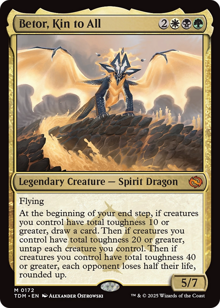 Betor, Kin to All (TDM-172) - [Tarkir: Dragonstorm]