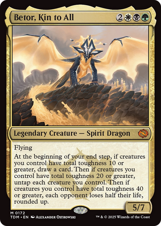 Betor, Kin to All (TDM-172) - [Tarkir: Dragonstorm] Foil