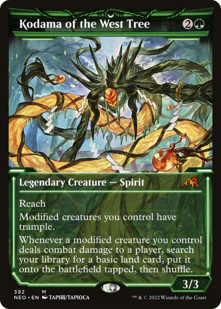 Kodama of the West Tree (NEO-392) - [Kamigawa: Neon Dynasty]: (Showcase)