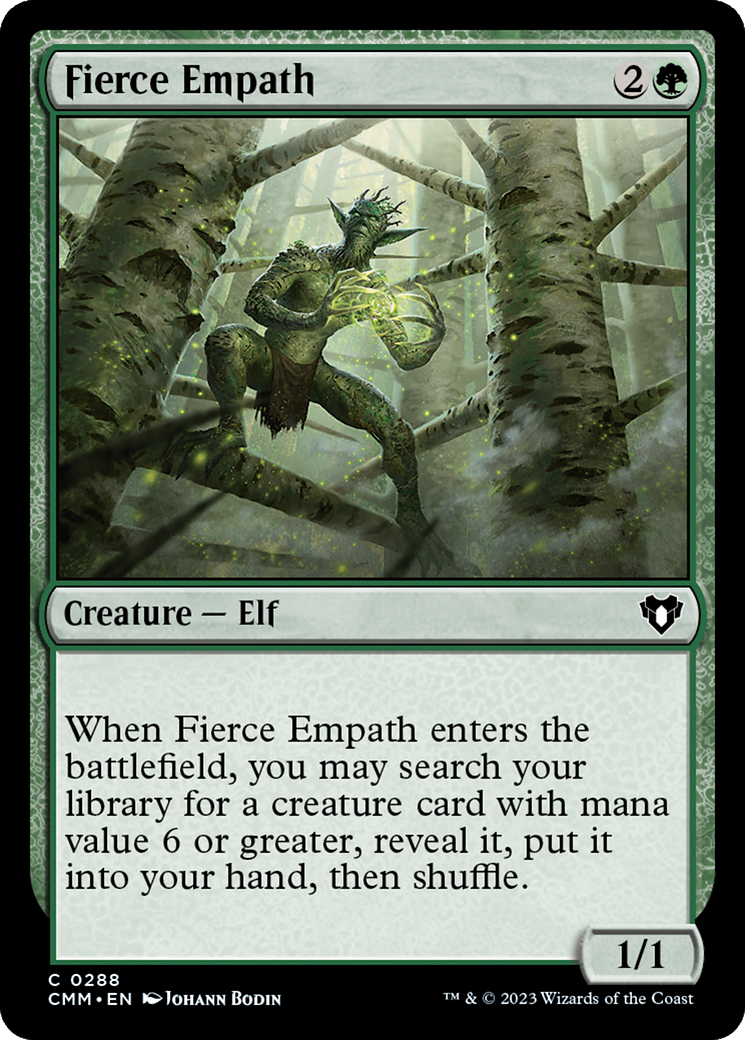 Fierce Empath (CMM-288) - [Commander Masters] Foil