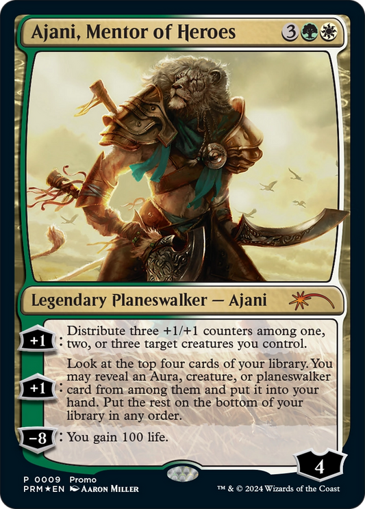 Ajani, Mentor of Heroes (UMP-2024-3) - [Media and Collaboration Promos] Foil
