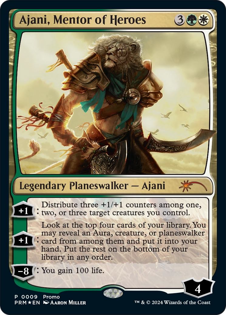 Ajani, Mentor of Heroes (UMP-2024-3) - [Media and Collaboration Promos] Foil