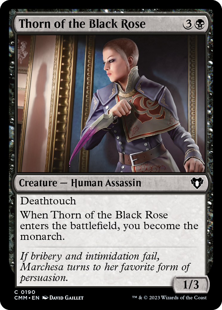 Thorn of the Black Rose (CMM-190) - [Commander Masters]