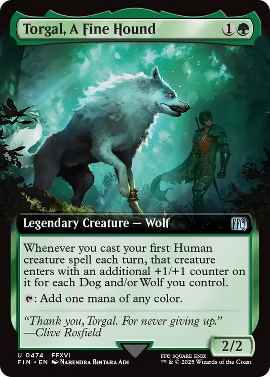 Torgal, A Fine Hound (FIN-474) - [FINAL FANTASY]: (Extended Art)