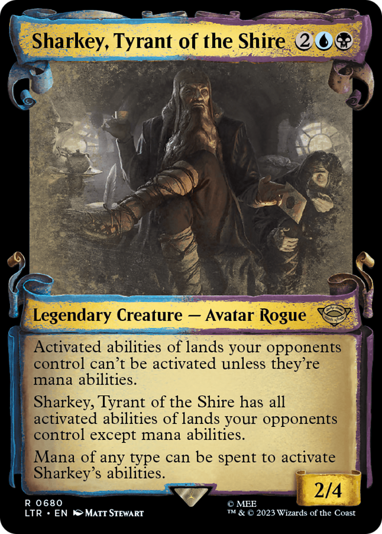 Sharkey, Tyrant of the Shire (LTR-680) - [The Lord of the Rings: Tales of Middle-earth]: (Showcase) Foil