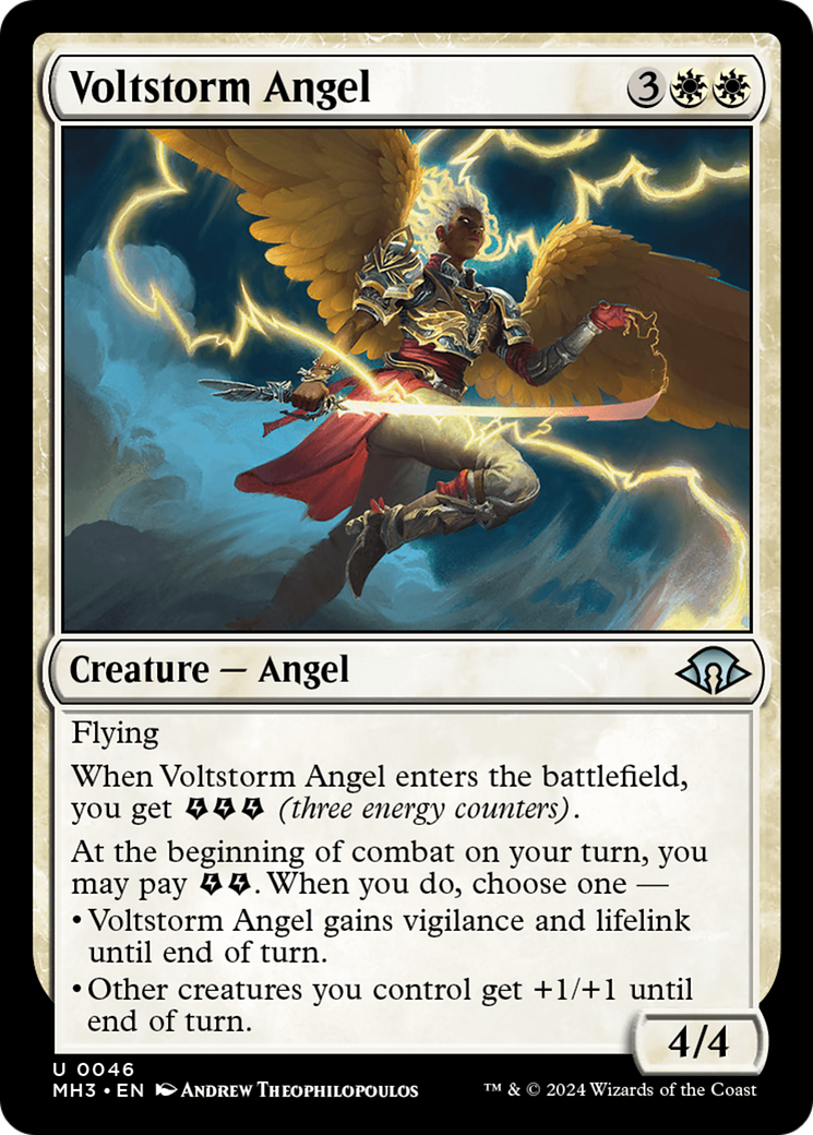 Voltstorm Angel (MH3-046) - [Modern Horizons 3]