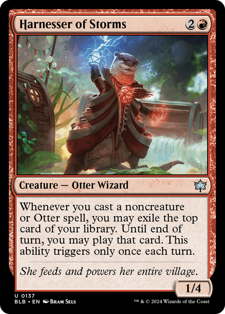 Harnesser of Storms (BLB-137) - [Bloomburrow] Foil