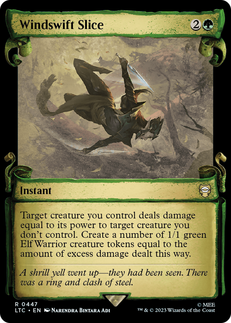 Windswift Slice [Le Seigneur des Anneaux : Parchemins de présentation de Tales of Middle-Earth Commander] 