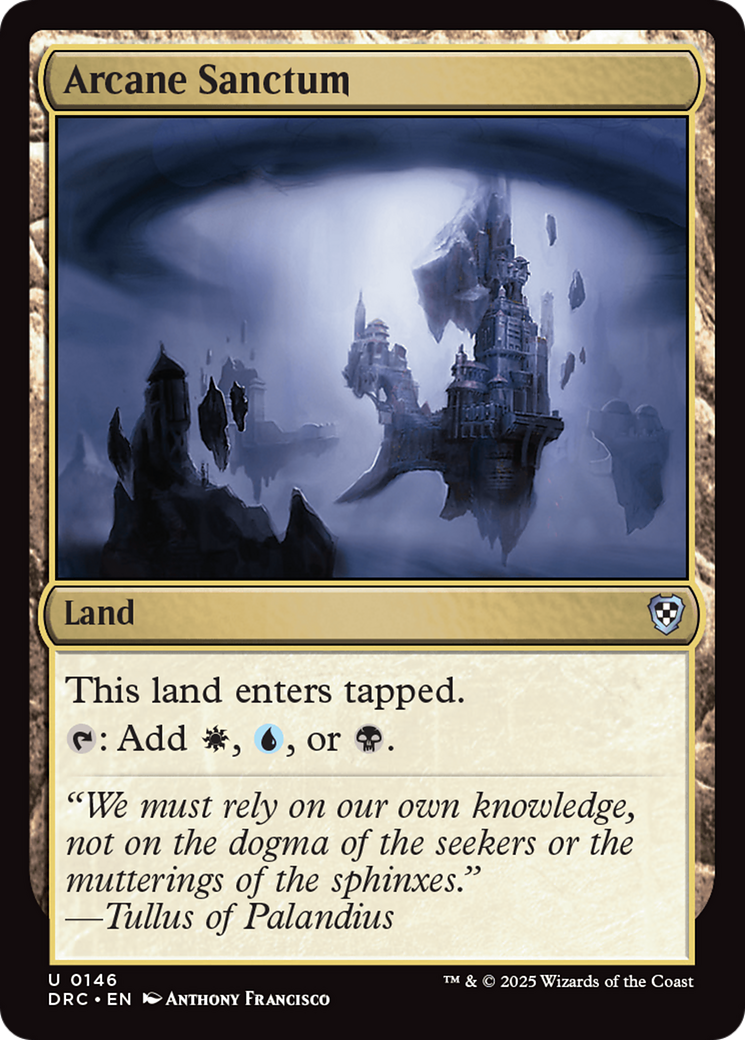 Arcane Sanctum (DRC-146) - [Commander: Aetherdrift]