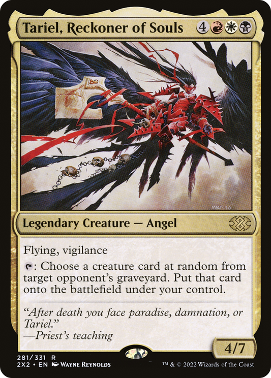 Tariel, Reckoner of Souls (2X2-281) - [Double Masters 2022] Foil