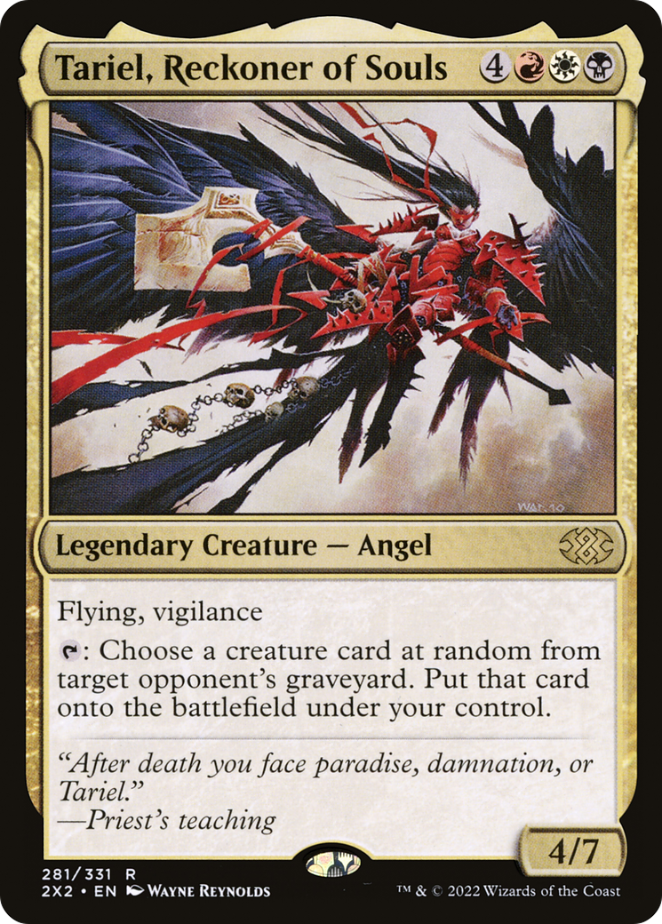 Tariel, Reckoner of Souls (2X2-281) - [Double Masters 2022]
