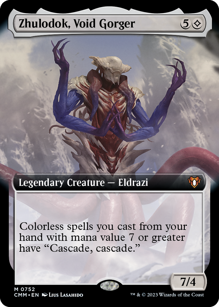Zhulodok, Void Gorger (CMM-752) - [Commander Masters]: (Extended Art)
