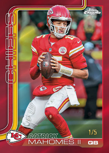 2025 Topps Chrome® Football Mega Box