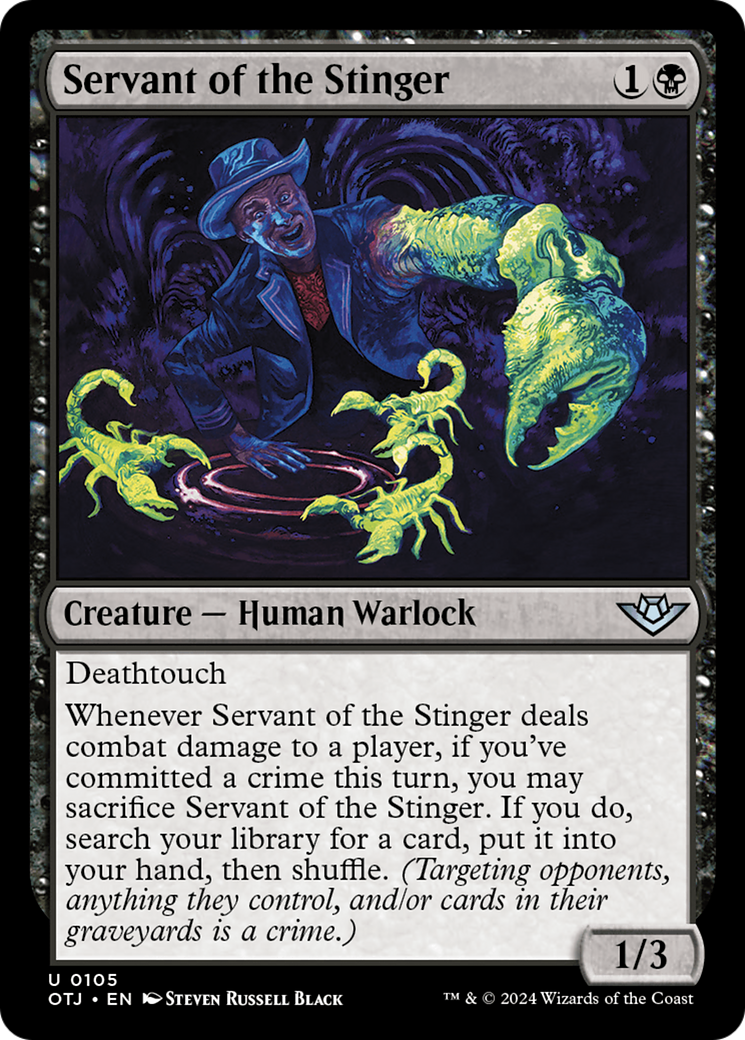 Servant of the Stinger (OTJ-105) - [Outlaws of Thunder Junction] Foil
