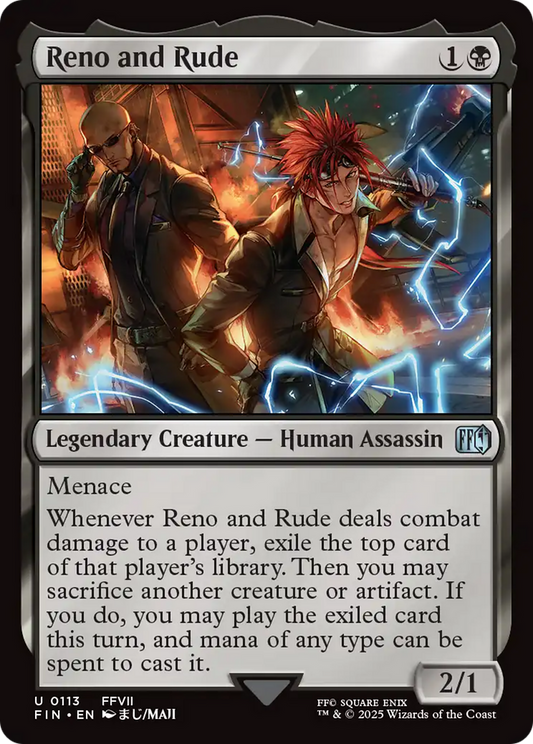 Reno and Rude (FIN-113) - [FINAL FANTASY] Foil