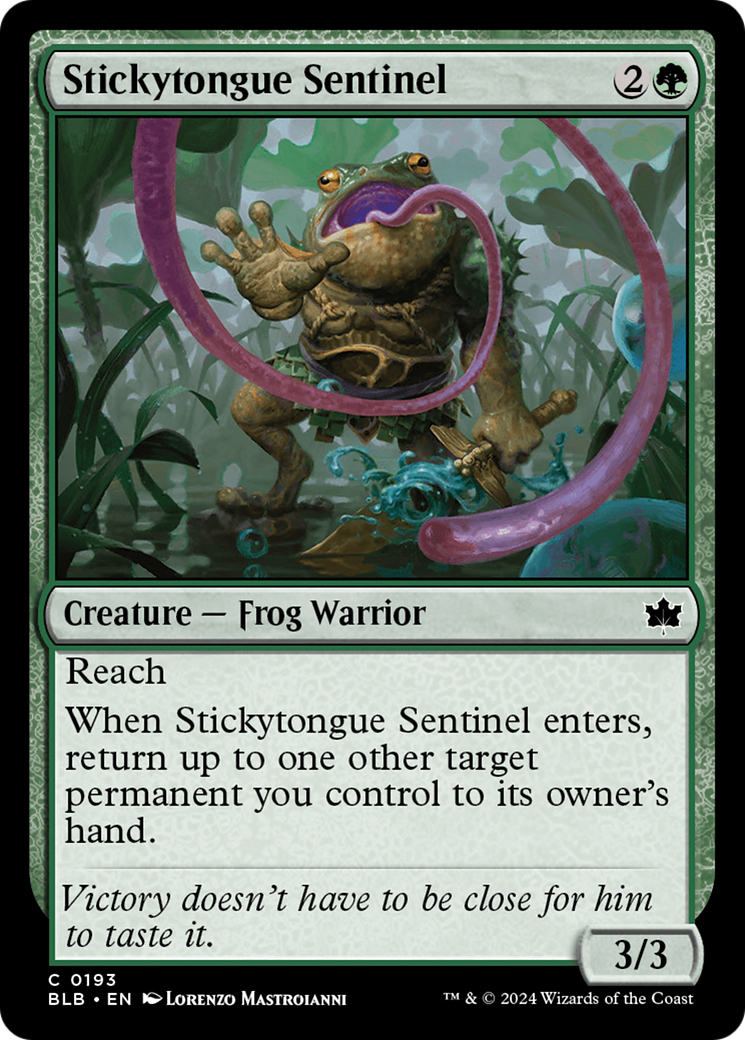 Stickytongue Sentinel (BLB-193) - [Bloomburrow] Foil