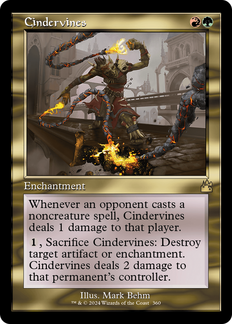 Cindervines (RVR-360) - [Ravnica Remastered] Foil