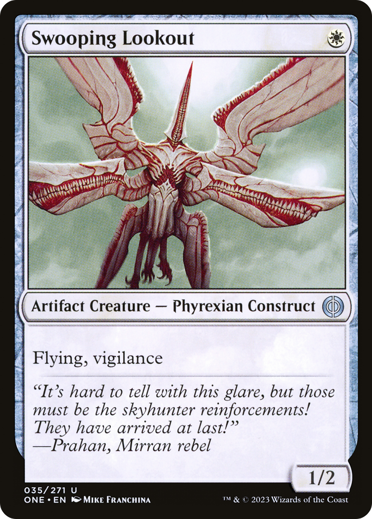 Swooping Lookout (ONE-035) - [Phyrexia: All Will Be One] Foil
