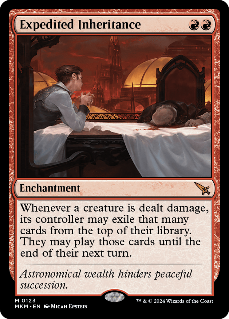 Expedited Inheritance (MKM-123) - [Murders at Karlov Manor] Foil