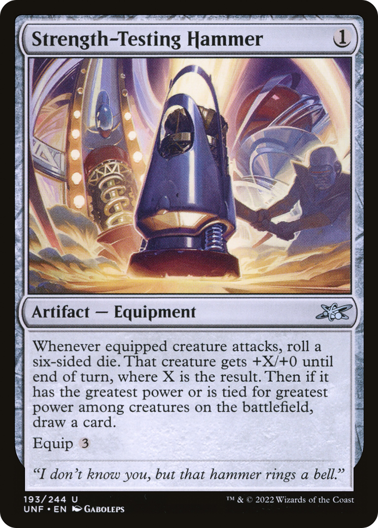 Strength-Testing Hammer (UNF-193) - [Unfinity] Foil