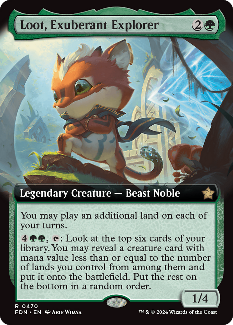 Loot, Exuberant Explorer (FDN-470) - [Foundations]: (Extended Art) Foil