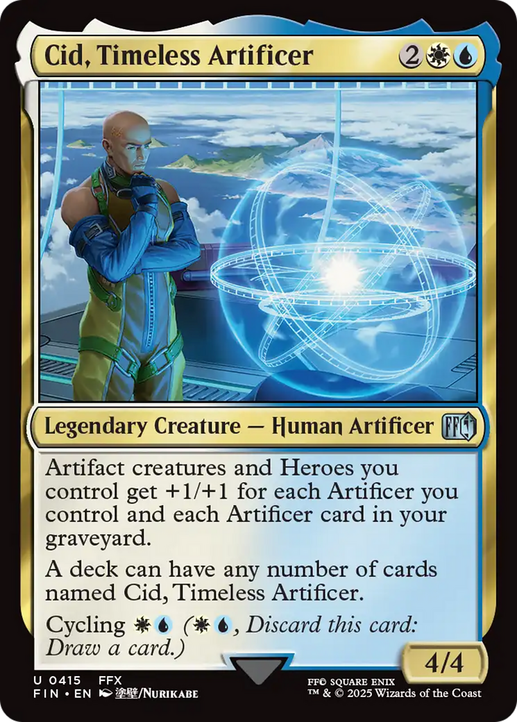 Cid, Timeless Artificer (0415) (FIN-415) - [FINAL FANTASY] Foil