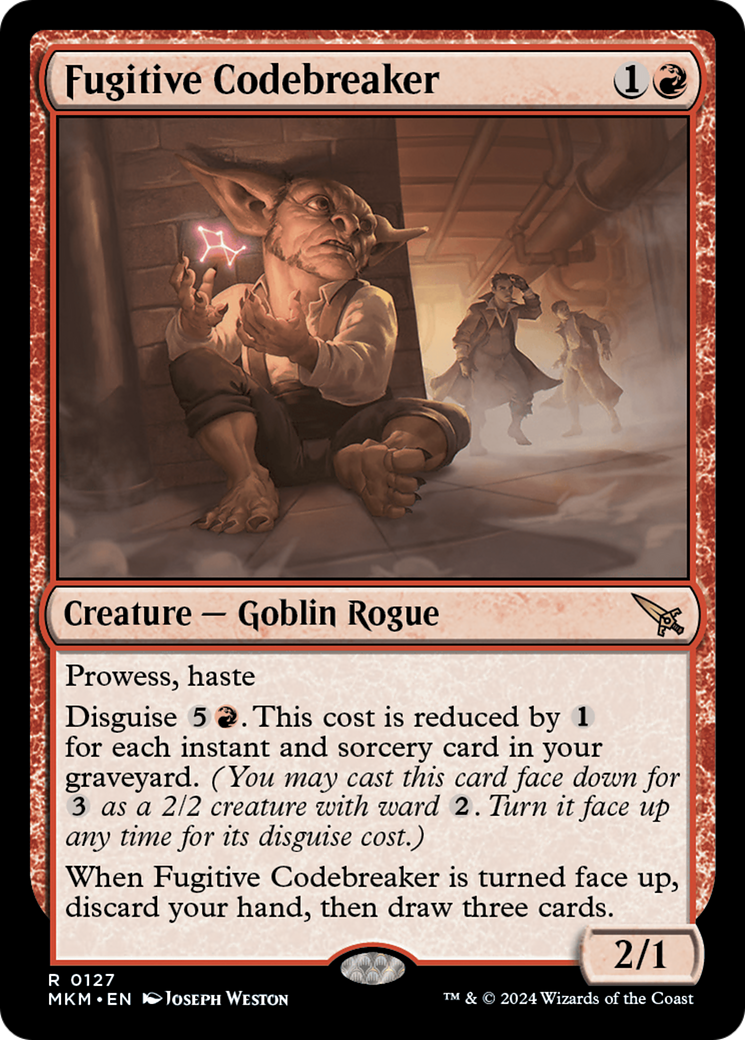 Fugitive Codebreaker (MKM-127) - [Murders at Karlov Manor]