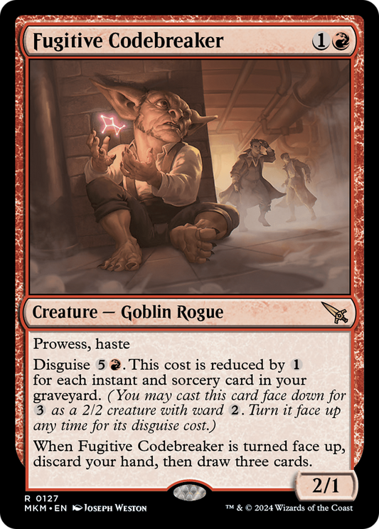 Fugitive Codebreaker (MKM-127) - [Murders at Karlov Manor]